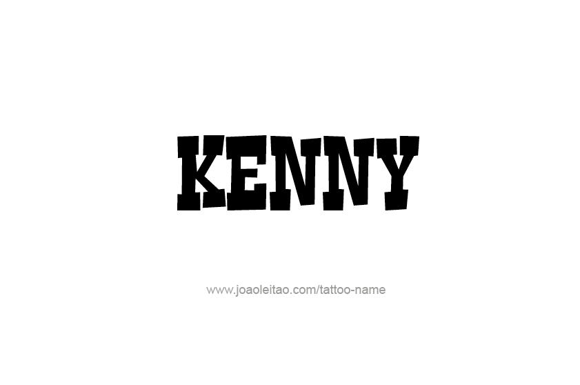 Tattoo Design  Name Kenny   