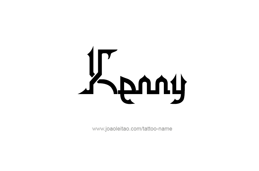 Tattoo Design  Name Kenny   