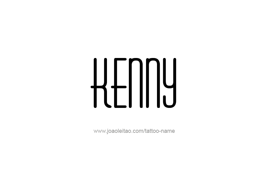 Tattoo Design  Name Kenny   