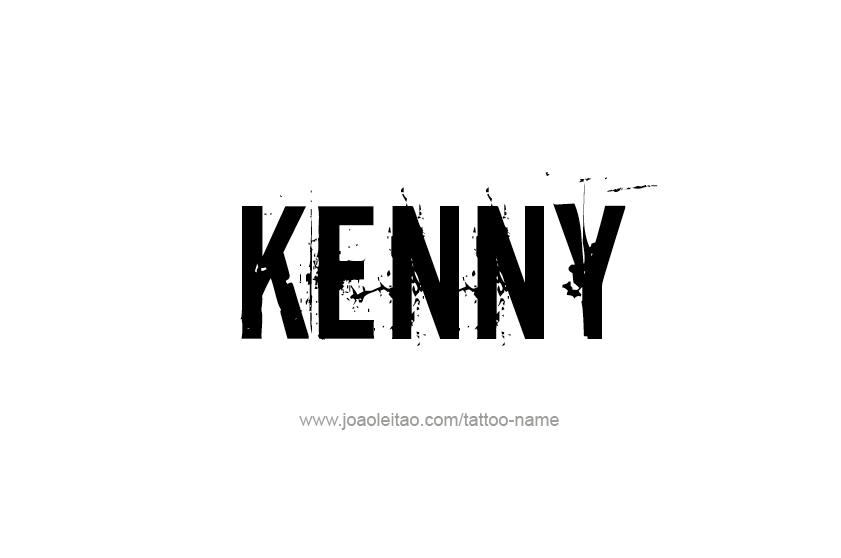 Tattoo Design  Name Kenny   