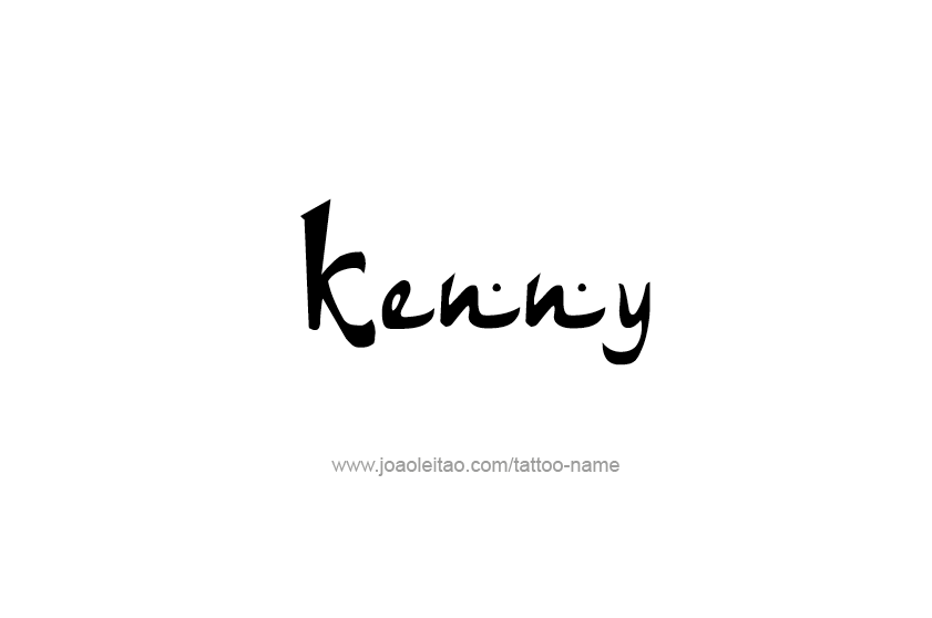 Tattoo Design  Name Kenny   