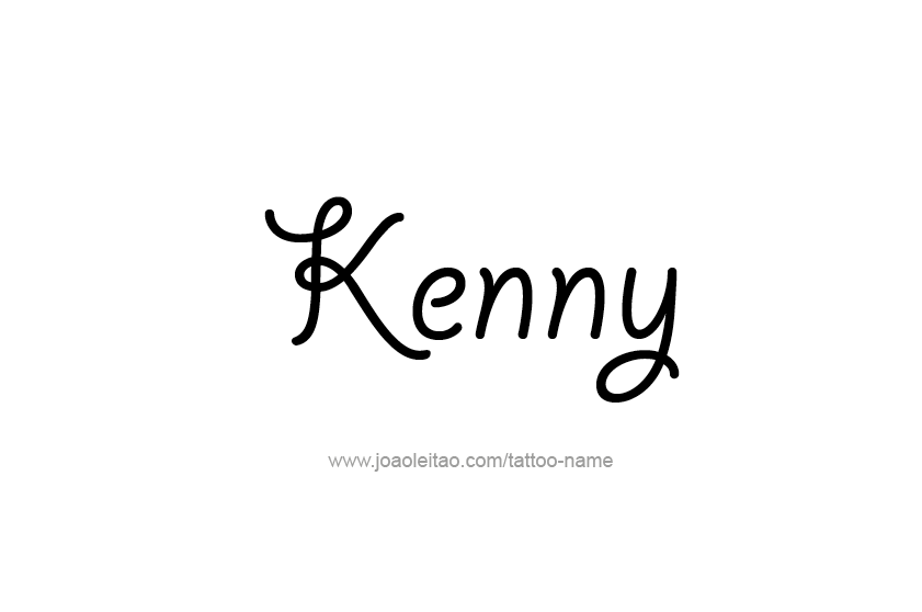 Tattoo Design  Name Kenny   