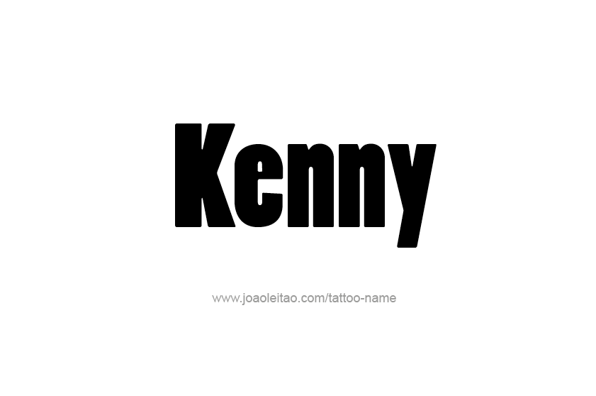 Tattoo Design  Name Kenny   