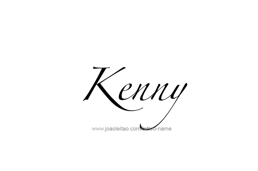 Tattoo Design  Name Kenny   