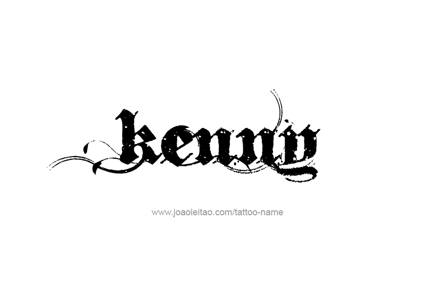 Tattoo Design  Name Kenny   