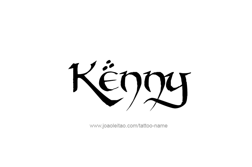 Tattoo Design  Name Kenny   