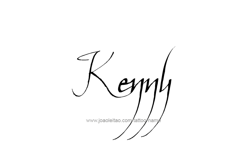 Tattoo Design  Name Kenny   