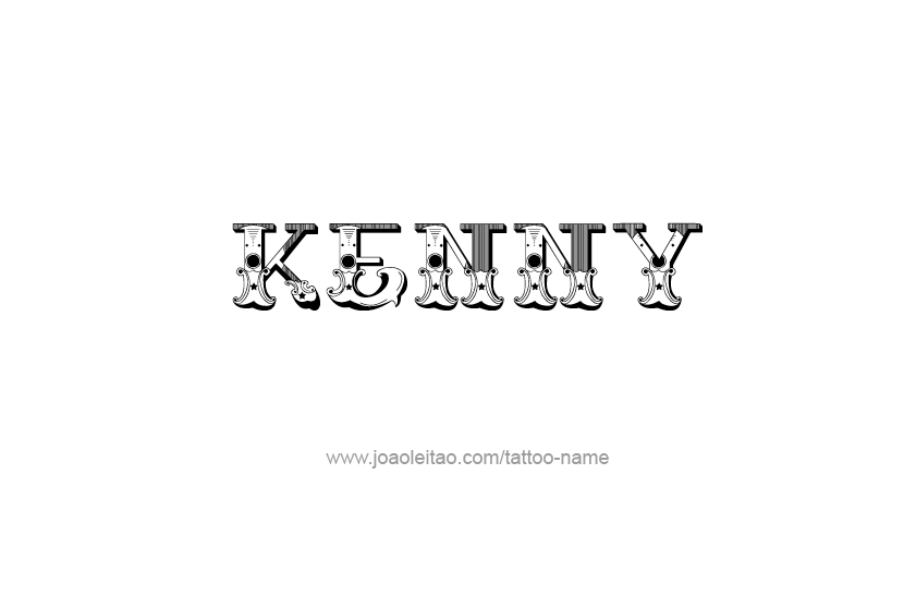 Tattoo Design  Name Kenny   