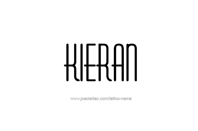 Tattoo Design  Name Kieran   