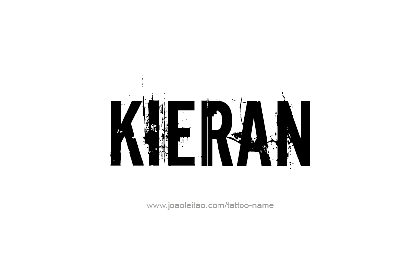 Tattoo Design  Name Kieran   