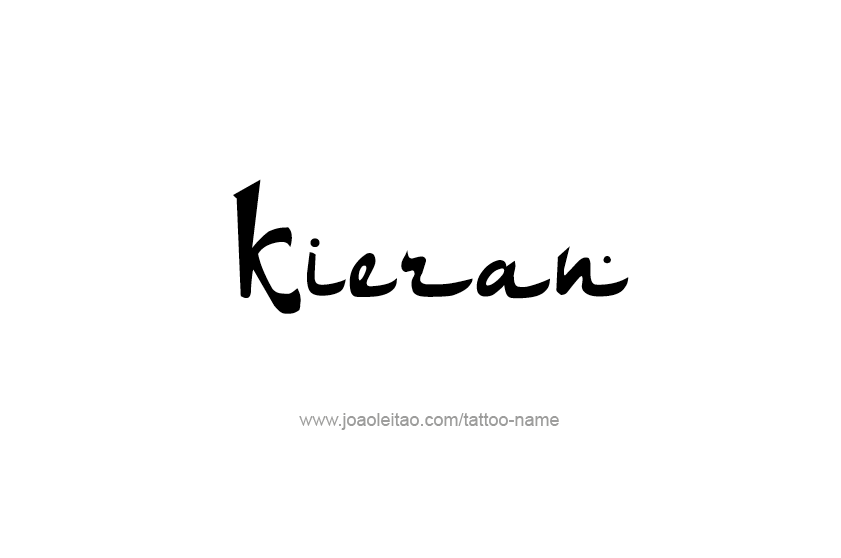 Kieran Name Tattoo Designs