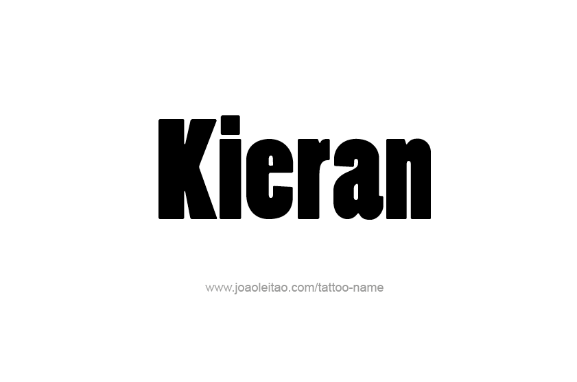 Tattoo Design  Name Kieran   