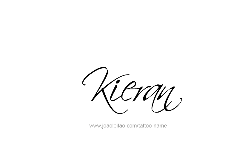 Tattoo Design  Name Kieran   