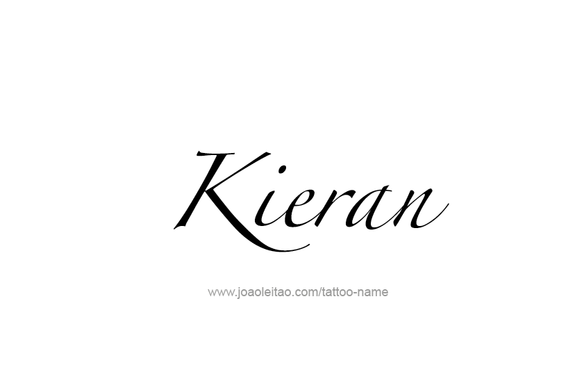 Tattoo Design  Name Kieran   