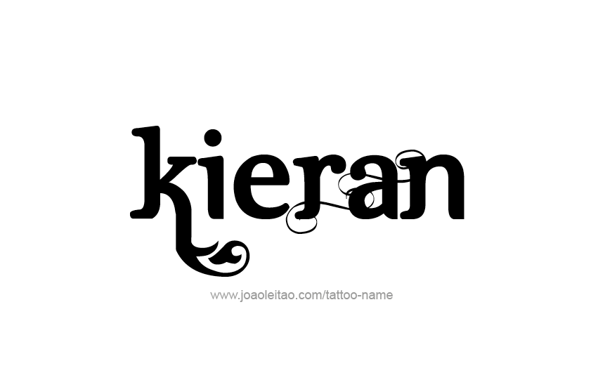 Tattoo Design  Name Kieran   
