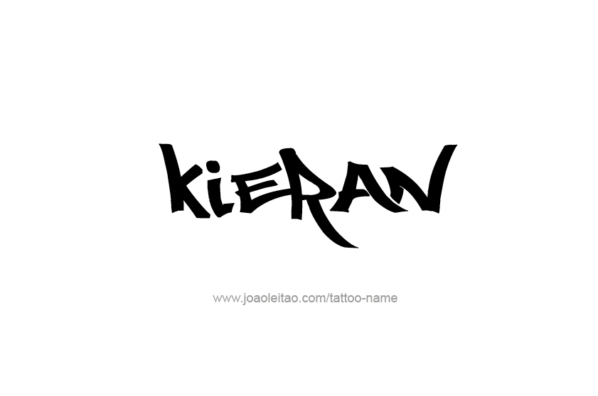 Tattoo Design  Name Kieran   