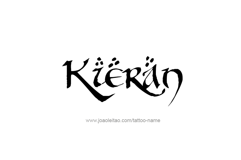 Tattoo Design  Name Kieran   