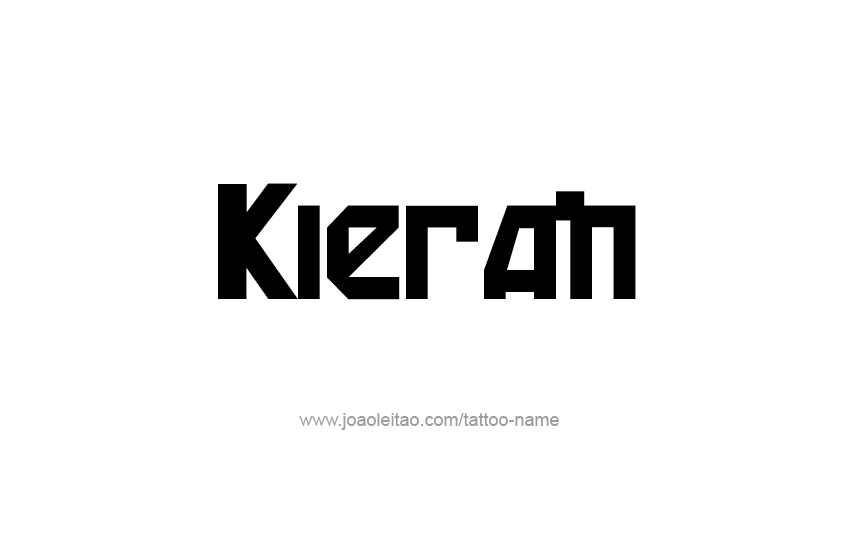 Tattoo Design  Name Kieran   