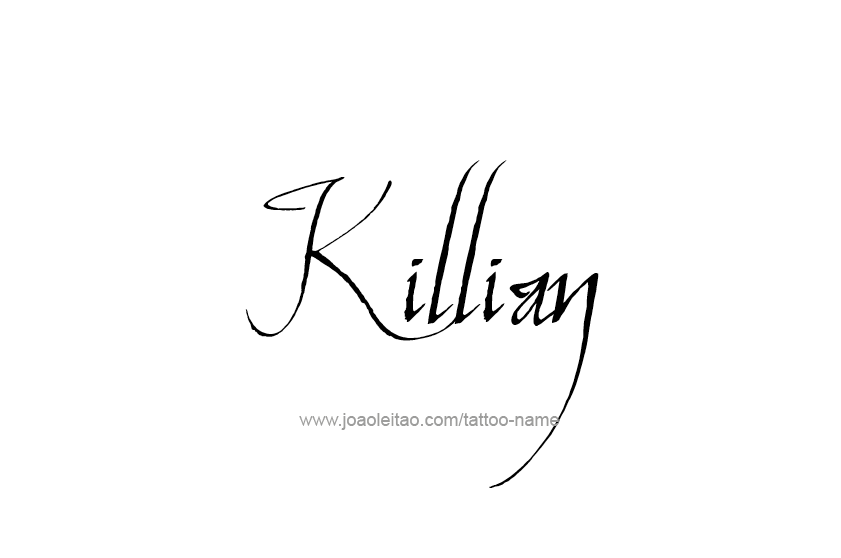 Tattoo Design  Name Killian   