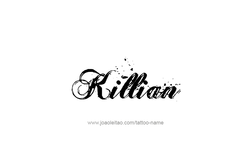 Tattoo Design  Name Killian   