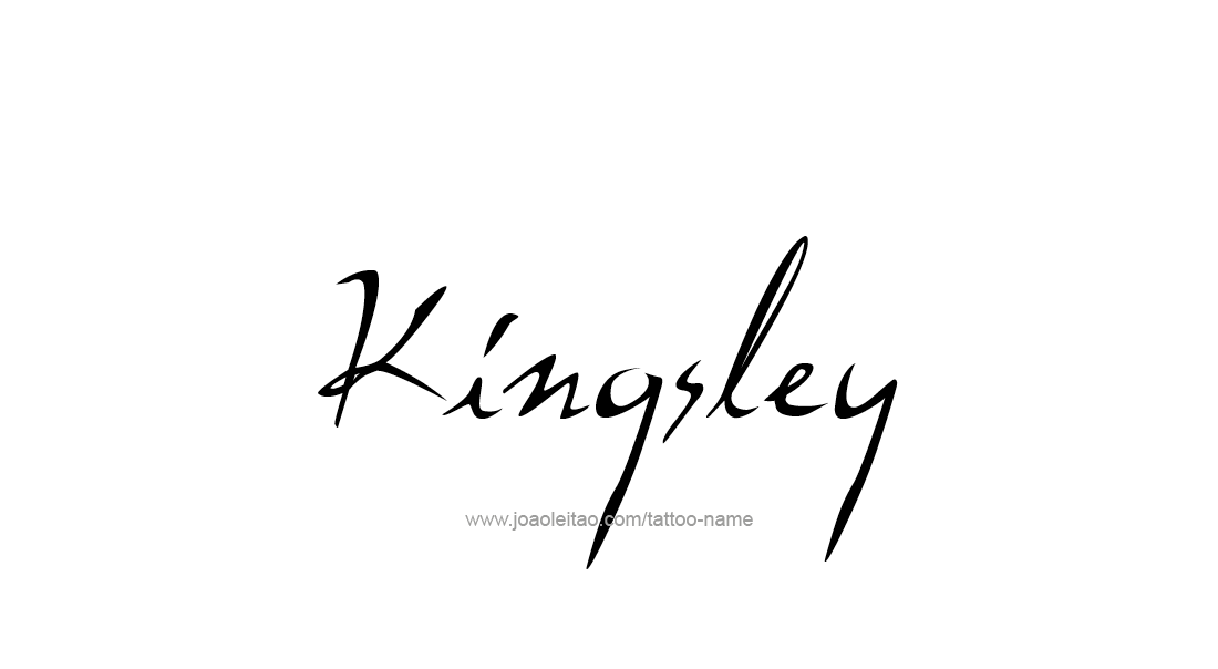 Tattoo Design  Name Kingsley   