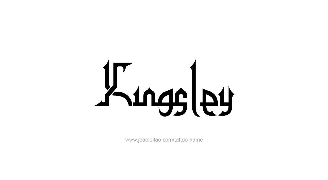 Tattoo Design  Name Kingsley   