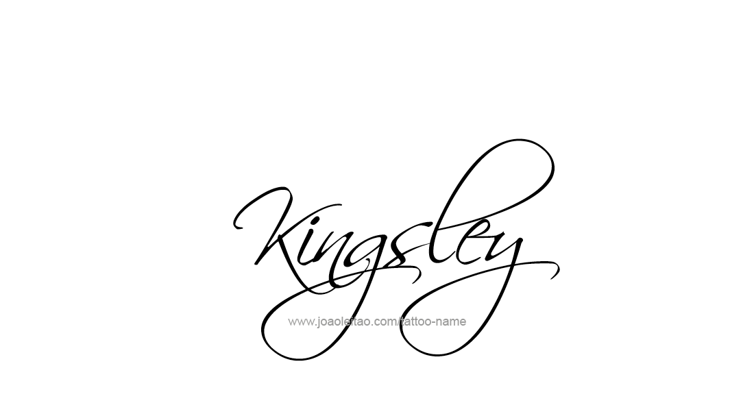 Tattoo Design  Name Kingsley   