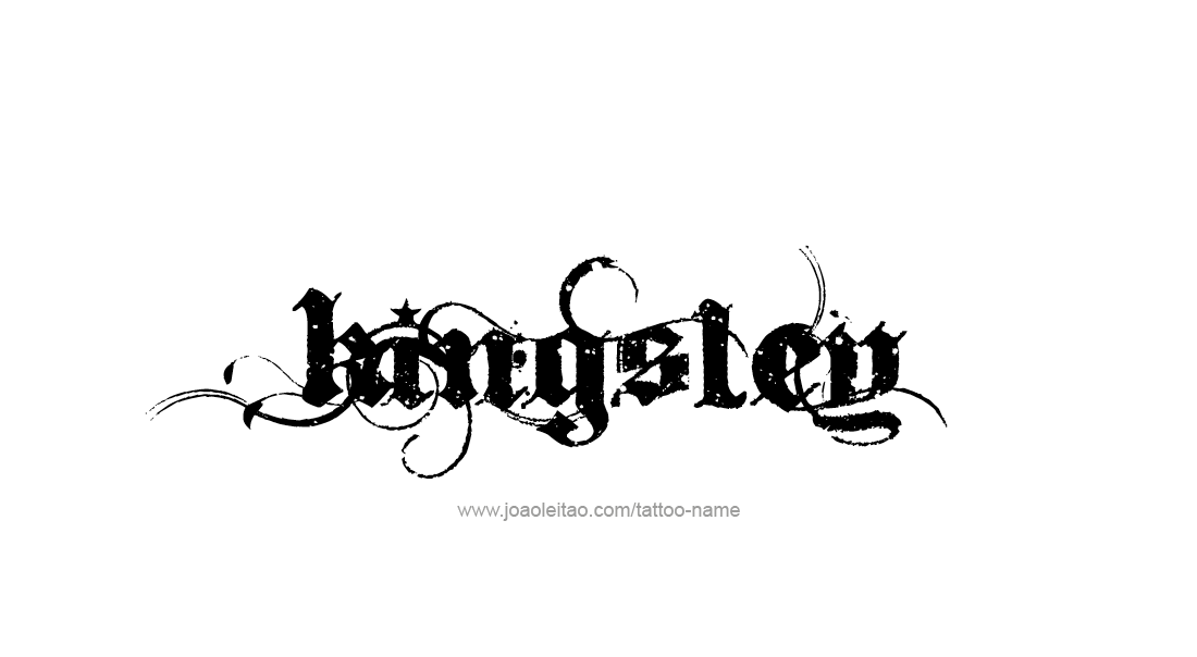 Tattoo Design  Name Kingsley   