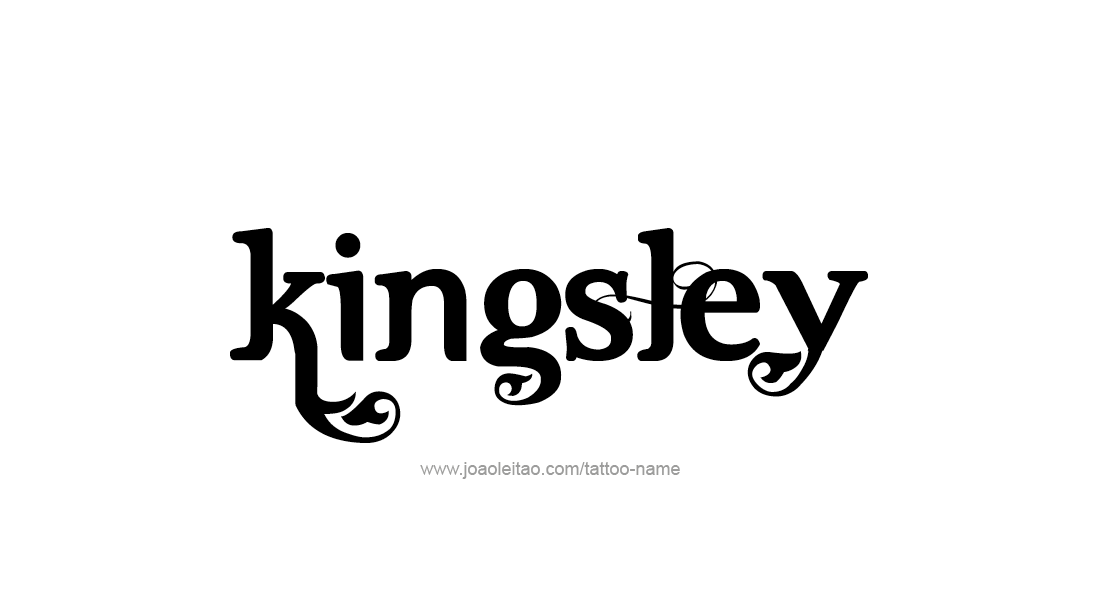 Tattoo Design  Name Kingsley   