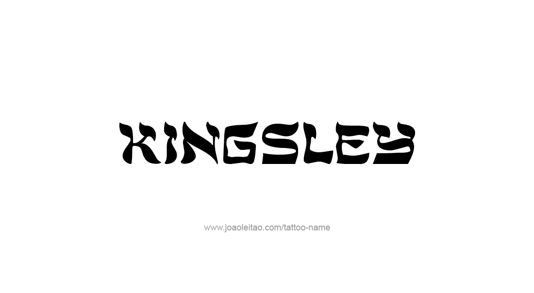 Tattoo Design  Name Kingsley   