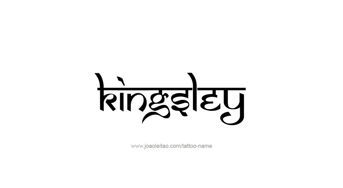 Tattoo Design  Name Kingsley   