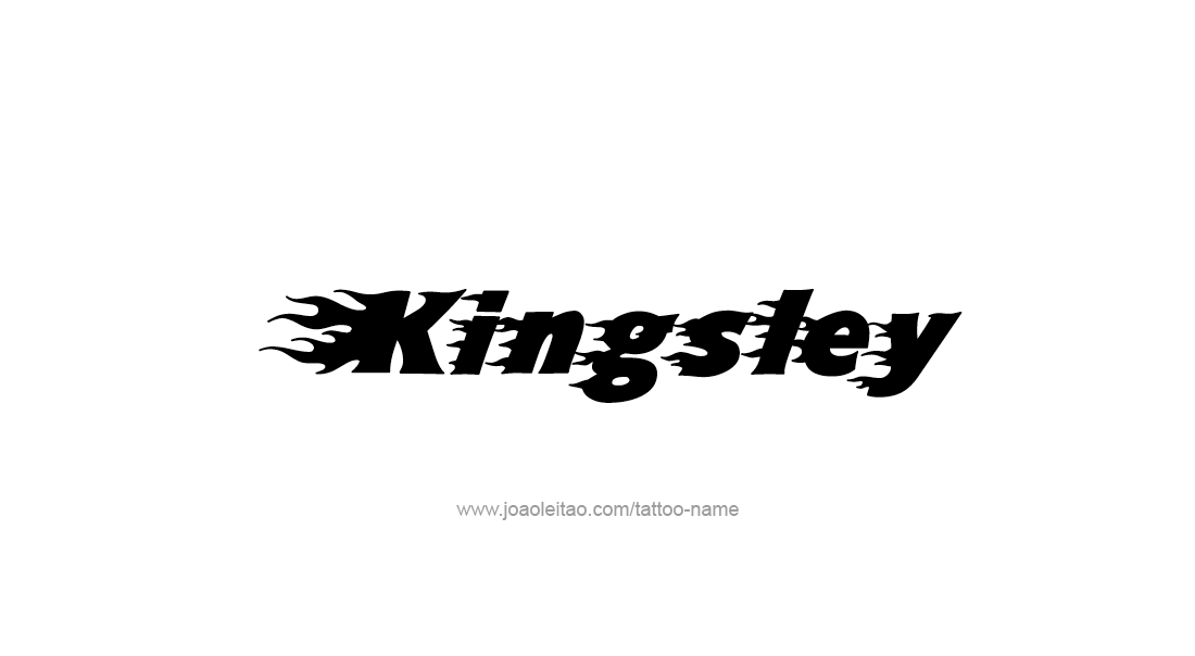 Tattoo Design  Name Kingsley   