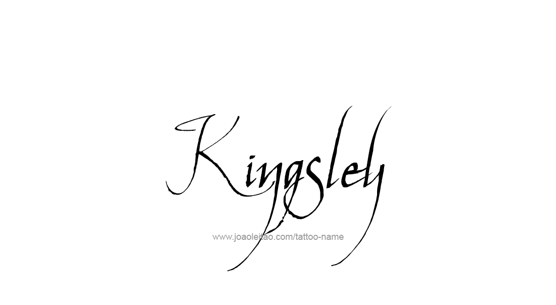 Tattoo Design  Name Kingsley   