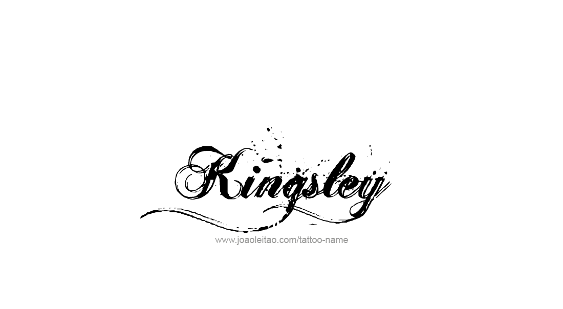 Tattoo Design  Name Kingsley   