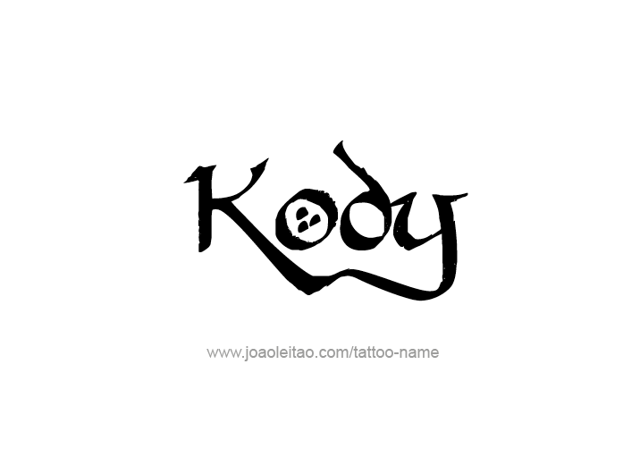 Tattoo Design  Name Kody   