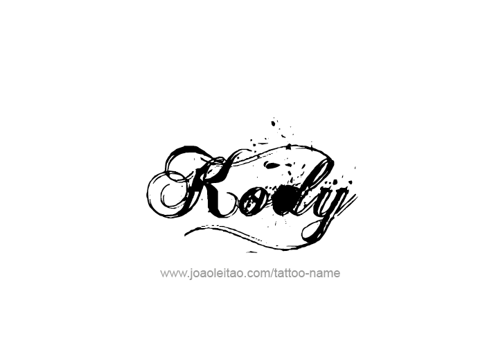 Tattoo Design  Name Kody   