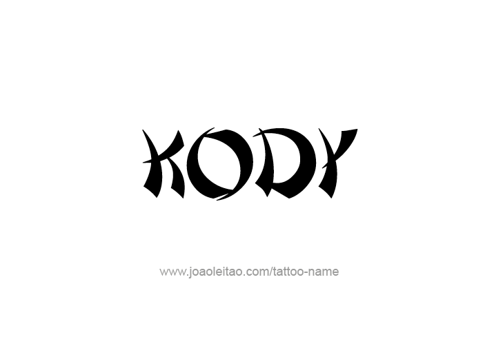 Tattoo Design  Name Kody