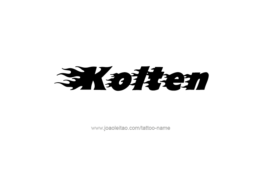 Tattoo Design  Name Kolten   