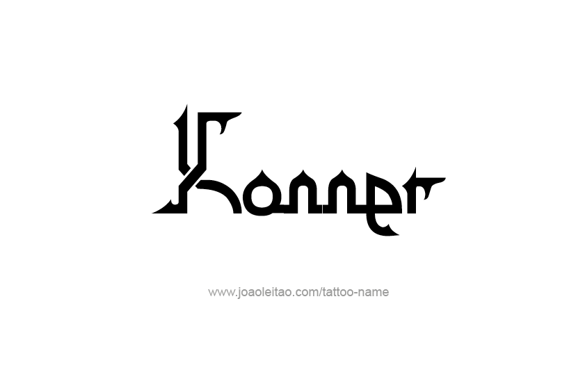 Tattoo Design  Name Konner   