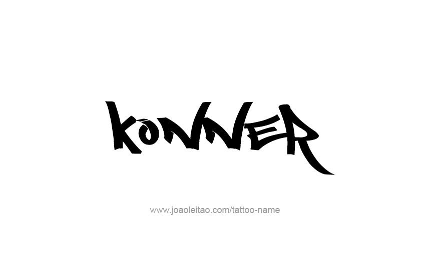 Tattoo Design  Name Konner   