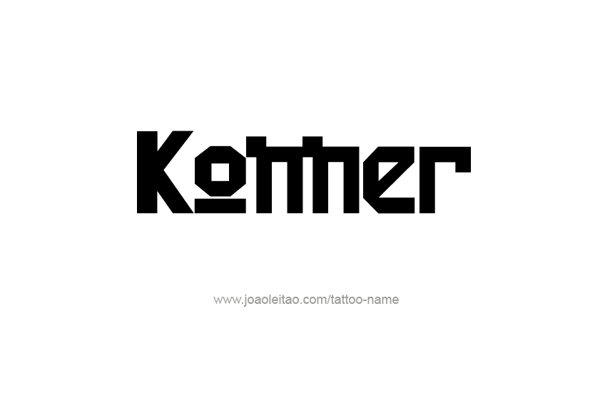 Tattoo Design  Name Konner   