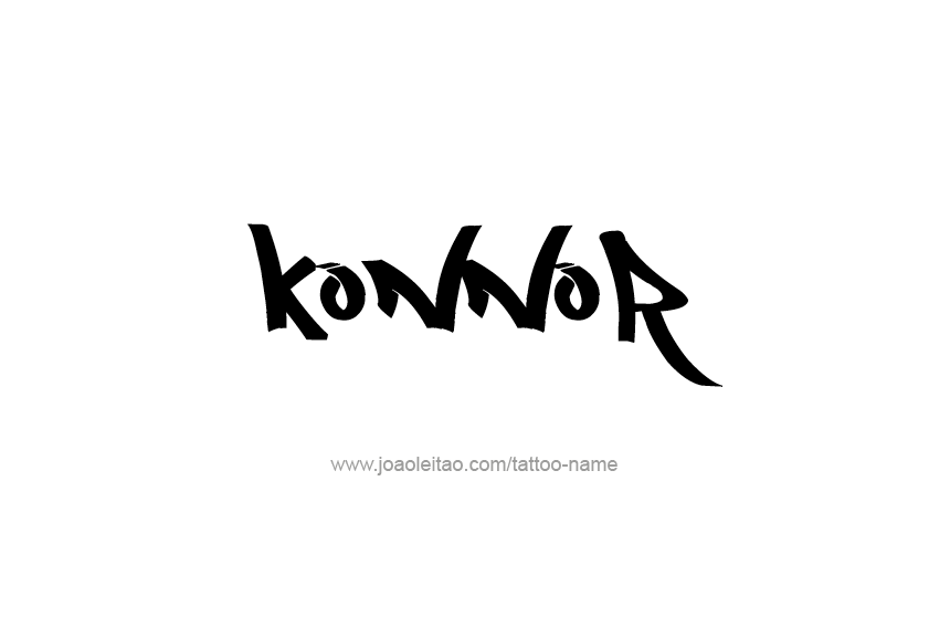 Tattoo Design  Name Konnor   