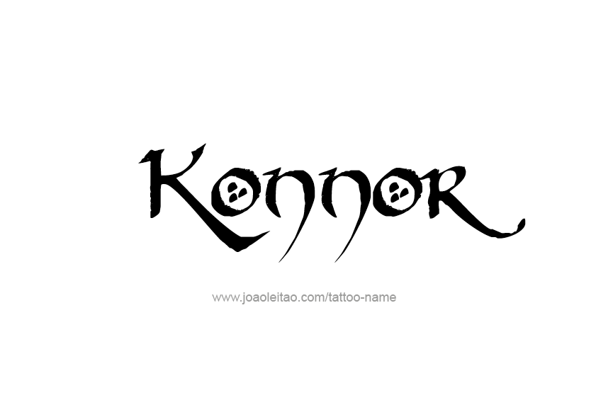 Tattoo Design  Name Konnor   