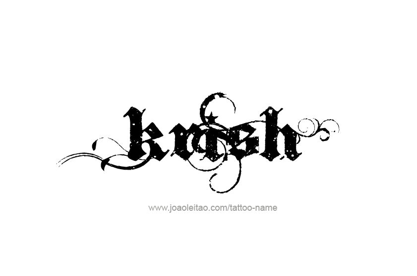 Tattoo Design  Name Krish   