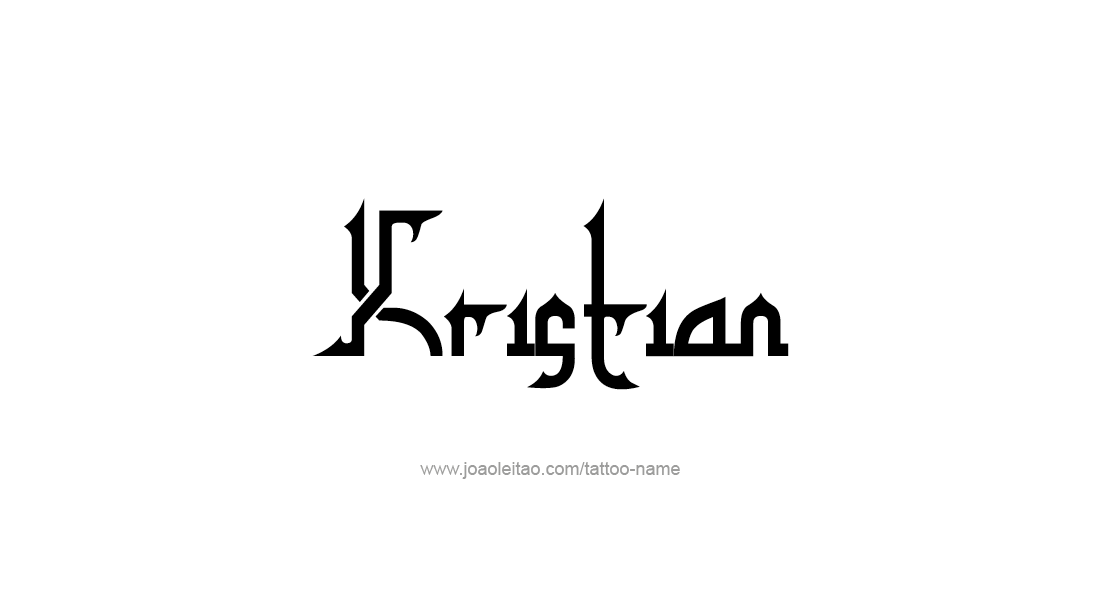 Tattoo Design  Name Kristian   