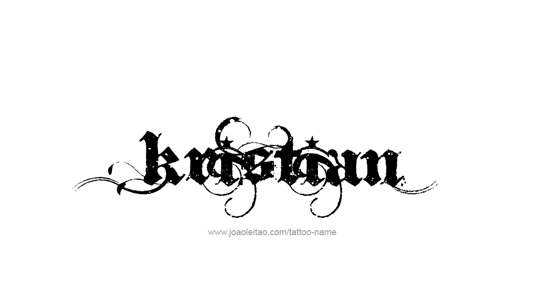 Tattoo Design  Name Kristian   