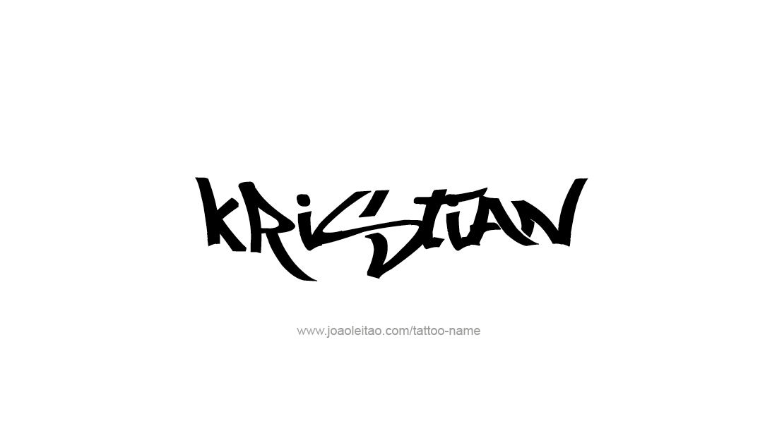 Tattoo Design  Name Kristian   