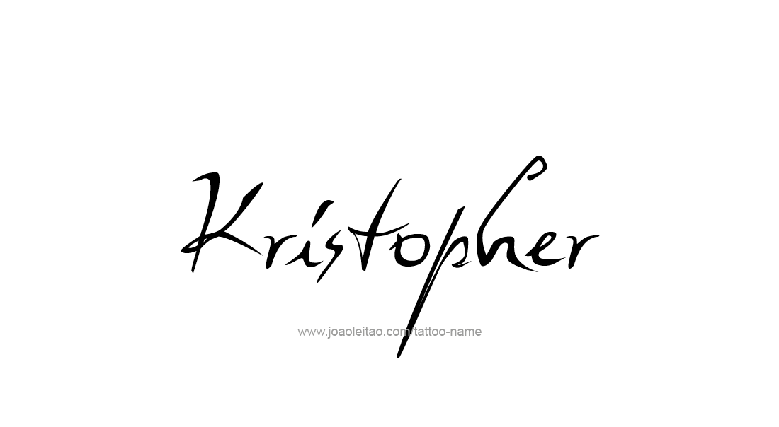 Tattoo Design  Name Kristopher   