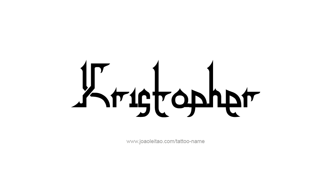 Tattoo Design  Name Kristopher   