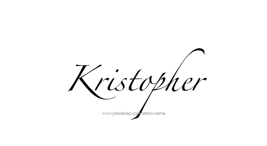 Tattoo Design  Name Kristopher   